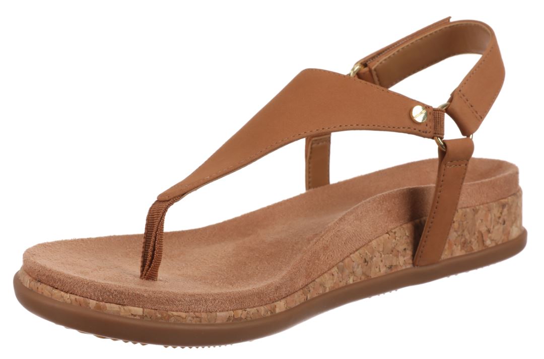 Vionic Camel Nubuck Kirra II Women's Thong Sandals KIRRAII-200
