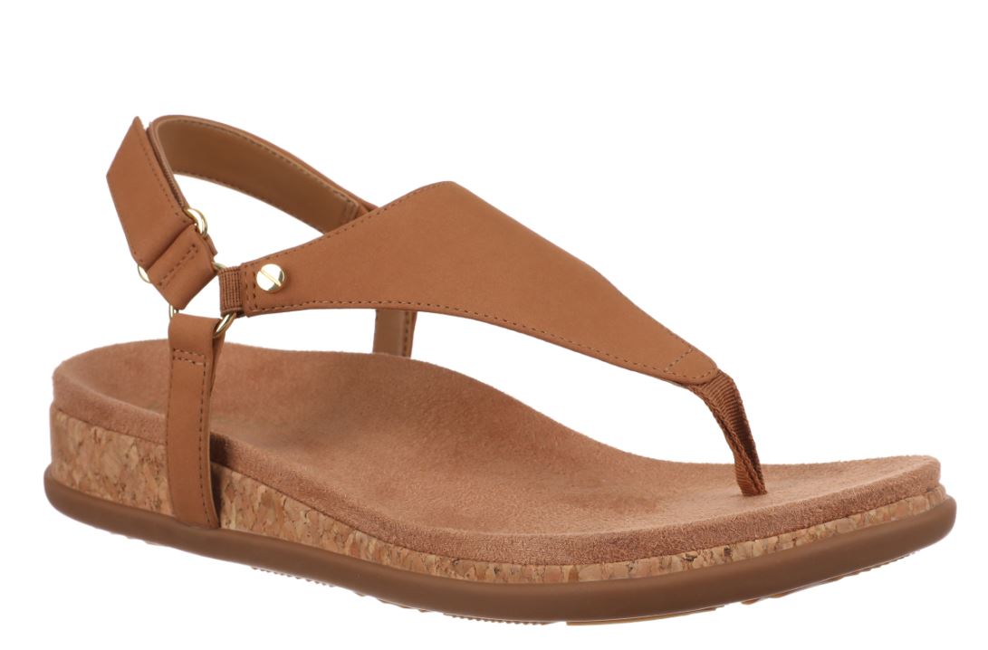 Vionic Camel Nubuck Kirra II Women's Thong Sandals KIRRAII-200