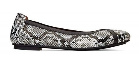 Vionic Caroll Women's Natural Snake Comfort Ballet Flat Slip On