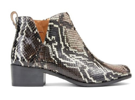 Vionic Clara Women's Black Boa Ankle Zip-Up Boot