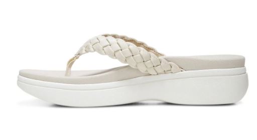 Vionic Cream Kenji Platform Womens Comfort Sandals