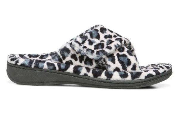 Vionic Cream Leopard Print Indulge Relax Womens Slipper RELAX-CREAM