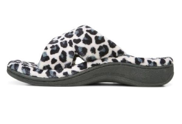 Vionic Cream Leopard Print Indulge Relax Womens Slipper RELAX-CREAM