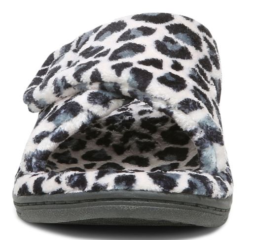 Vionic Cream Leopard Print Indulge Relax Womens Slipper RELAX-CREAM