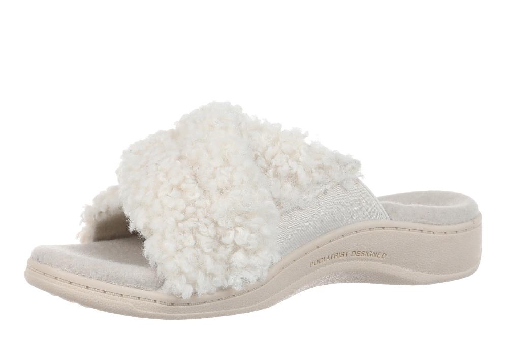 Vionic Cream Shearling Relax II Women's Slippers J0895F1100-100