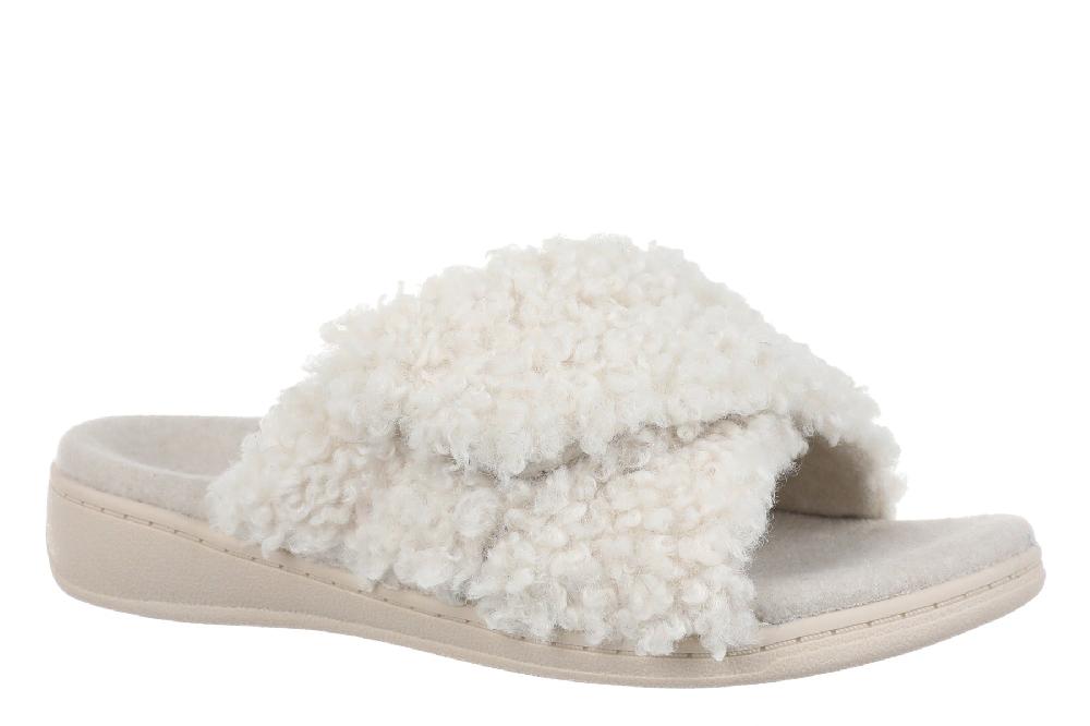 Vionic Cream Shearling Relax II Women's Slippers J0895F1100-100