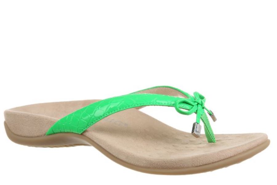 Vionic Electric Green Bella Toe Post Womens Sandals BELLA-300