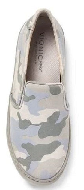 Vionic Grey Avery Pro Camo Womens Comfort Sneaker Shoes