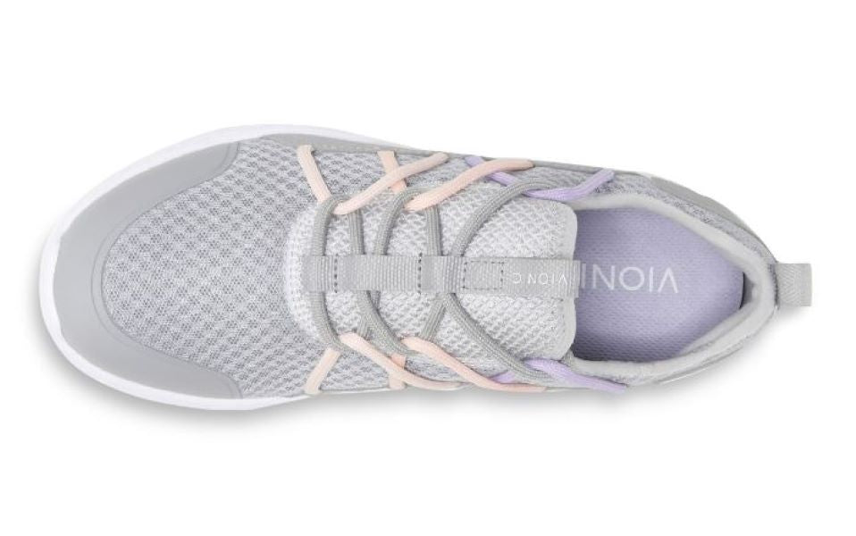 Vionic Grey Zeliah Womens Lace Up Sneakers ZELIYA-GREY
