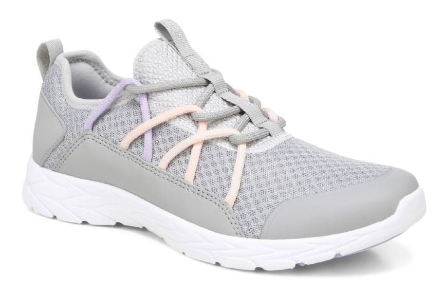Vionic Grey Zeliah Womens Lace Up Sneakers ZELIYA-GREY