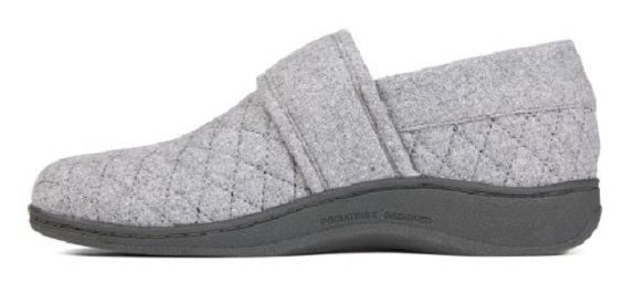 Vionic Jackie Women's Light Grey Slip-On Comfort Slipper