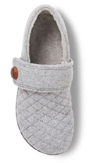 Vionic Jackie Women's Light Grey Slip-On Comfort Slipper