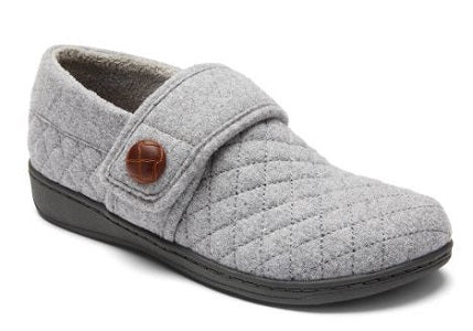 Vionic Jackie Women's Light Grey Slip-On Comfort Slipper