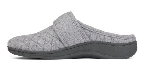 Vionic Light Grey Carlin Womens Slip-On Comfort Slipper CARLIN-LTGRY