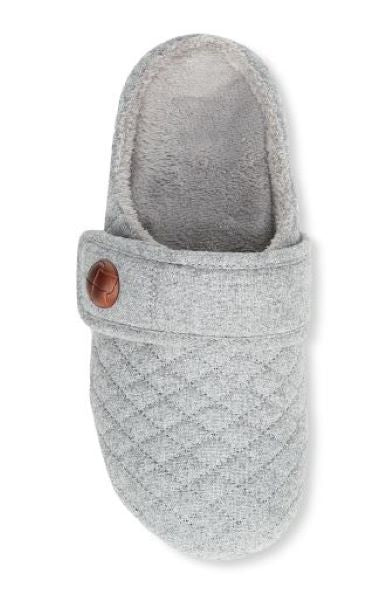 Vionic Light Grey Carlin Womens Slip-On Comfort Slipper CARLIN-LTGRY