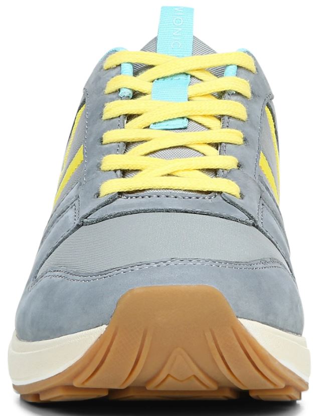 Vionic Light Grey Nubuck Rechelle Comfort Sneaker