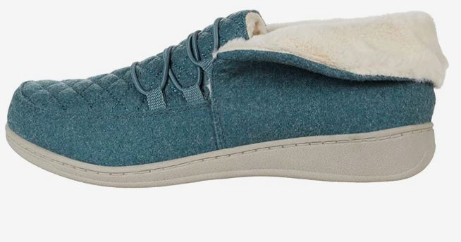 Vionic Mineral Blue-Green Believe Womens Slipper Boots BELIEVE-MINERAL