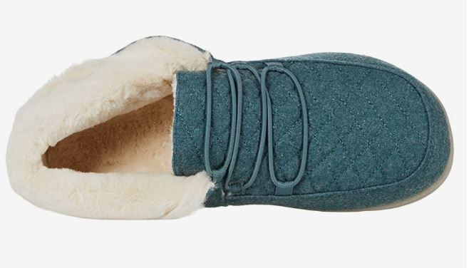 Vionic Mineral Blue-Green Believe Womens Slipper Boots BELIEVE-MINERAL