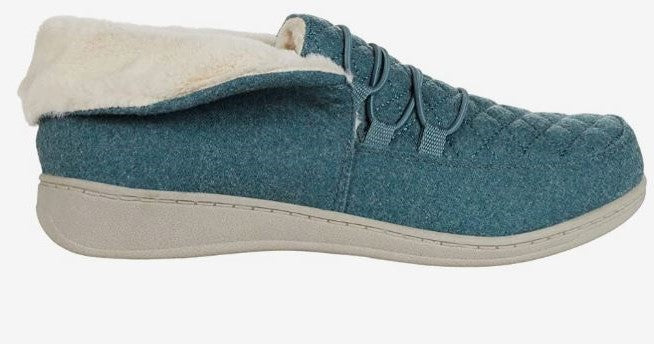 Vionic Mineral Blue-Green Believe Womens Slipper Boots BELIEVE-MINERAL