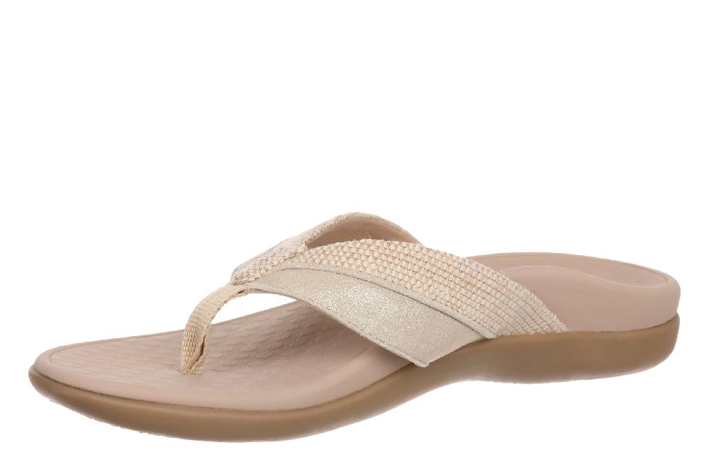 Vionic Natural Gold Shore Women's Toe Post Sandals SHORE-700