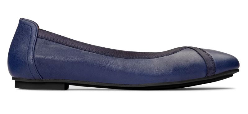 Vionic Navy Caroll Womens Comfort Ballet Flat