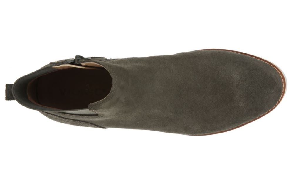 Vionic Olive Suede Brionie Chelsea Womens Boots 13016L1-300