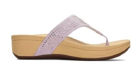 Vionic Pacific Naples Lavander Women's Platform Comfort Sandal