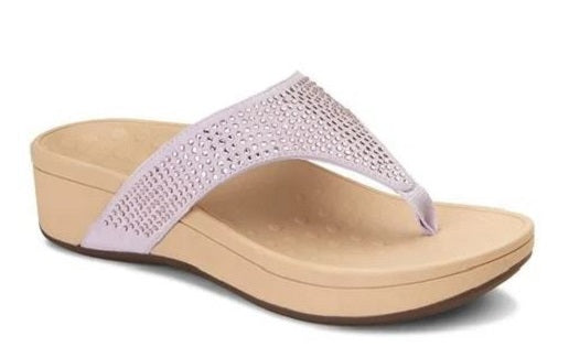 Vionic Pacific Naples Lavander Women's Platform Comfort Sandal