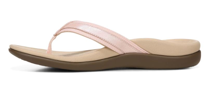 Vionic Pale Blush Tide II Toe Post Womens Sandal