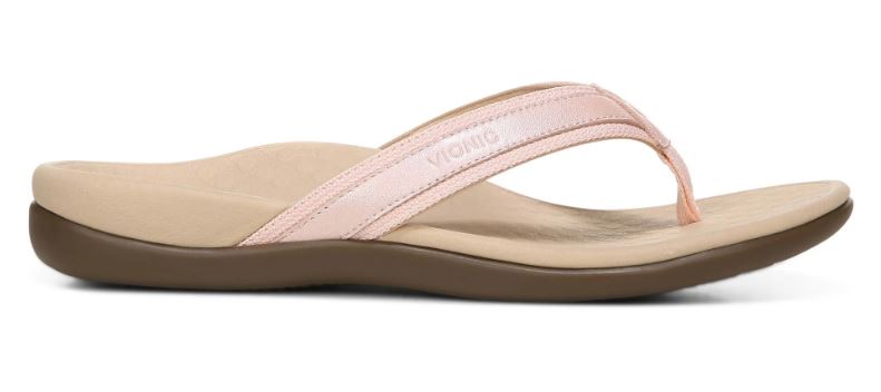 Vionic Pale Blush Tide II Toe Post Womens Sandal
