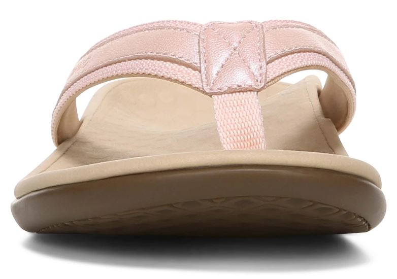Vionic Pale Blush Tide II Toe Post Womens Sandal