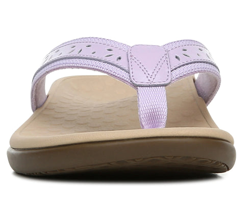 Vionic Pastel Lilac Casandra Toe Post Ladies Sandals CASANDRA-LILAC