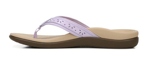 Vionic Pastel Lilac Casandra Toe Post Ladies Sandals CASANDRA-LILAC