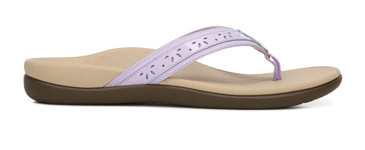 Vionic Pastel Lilac Casandra Toe Post Ladies Sandals CASANDRA-LILAC