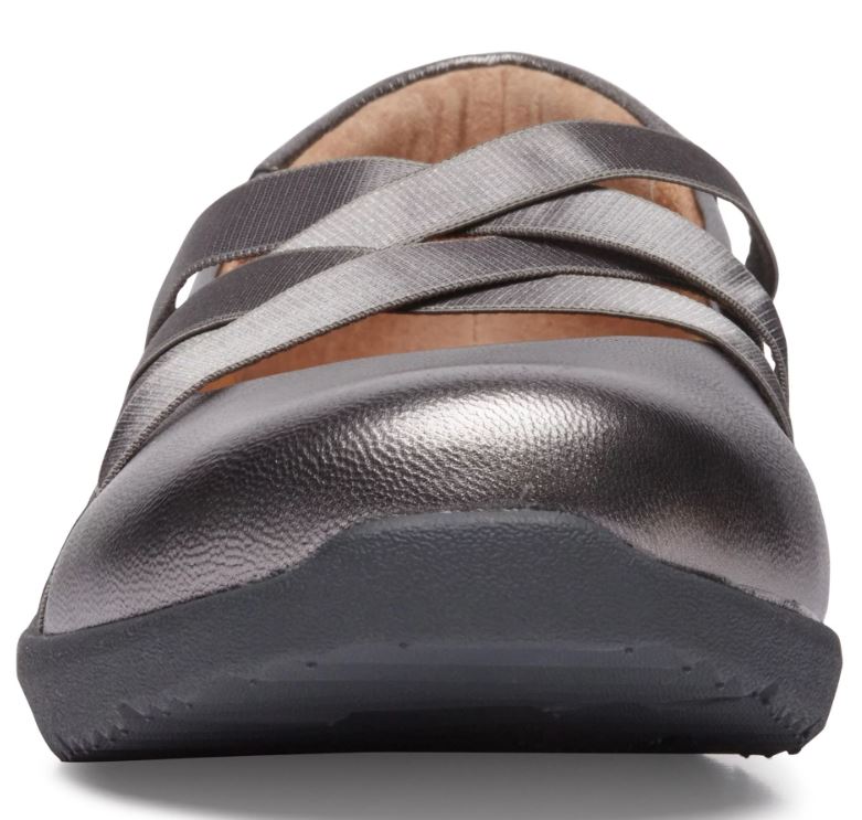 Vionic Pewter Serenity Womens Slip On Casusal Shoes