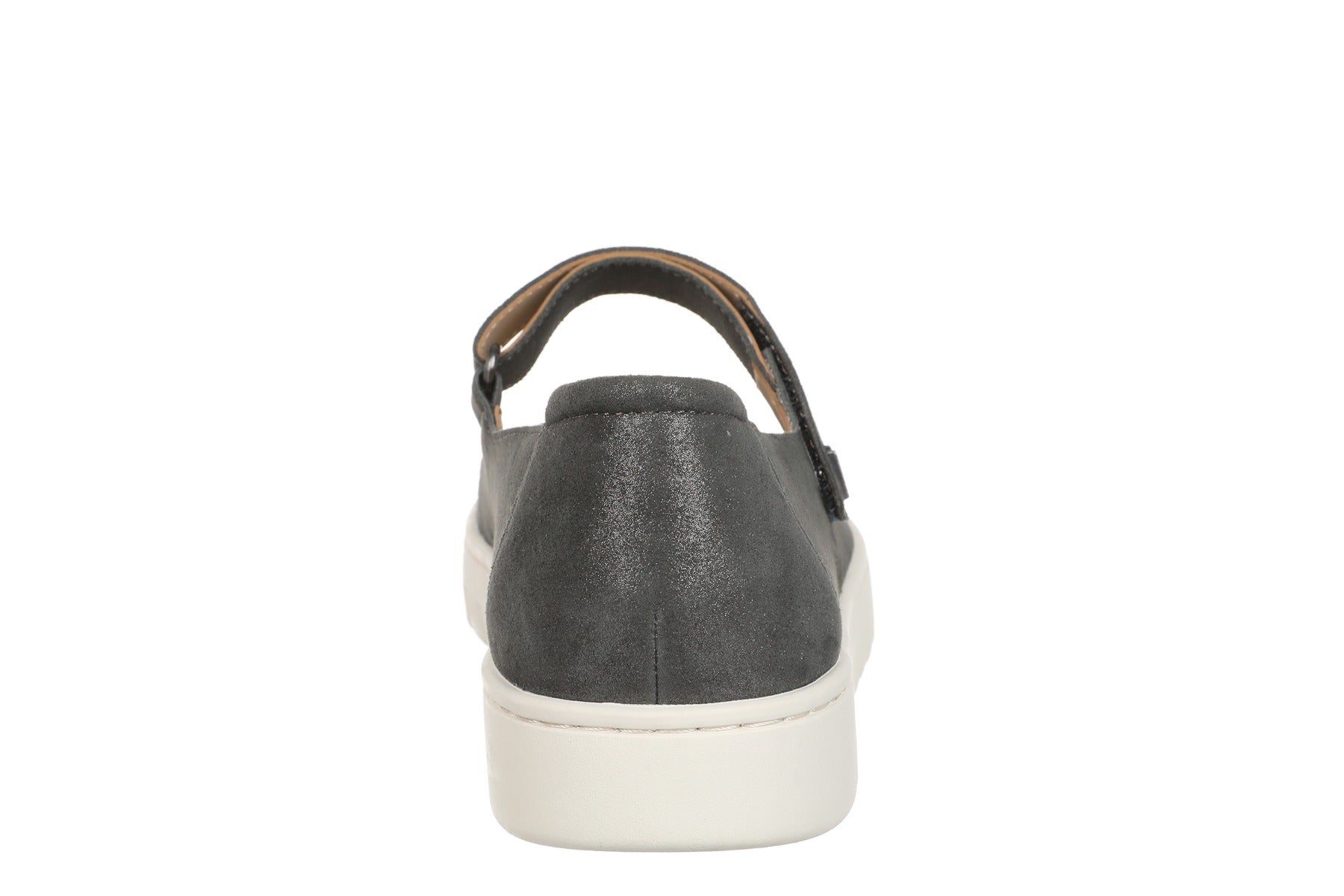 Vionic Polluted Silver Uptown Maryjane Metallic Leather Women's Flats J2229L3020