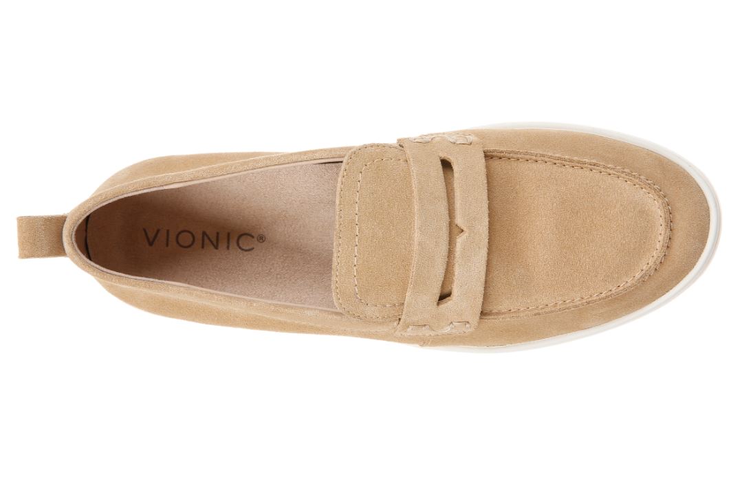 Vionic Sand Suede Uptown Women's Packable Loafters UPTOWN-200