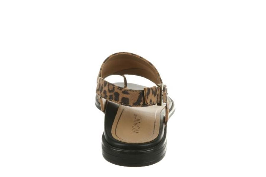 Vionic Toffee Leopard Ella Womens Sandals ELLA-TOFFEE