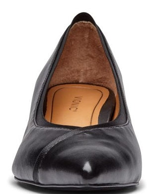 Vionic Women's Black Sylvie Kitten Heel Dress Shoe SYLVIE