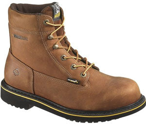 W10098 Brown Foster Steel Toe Durashocks Wolverine Mens Work Boots