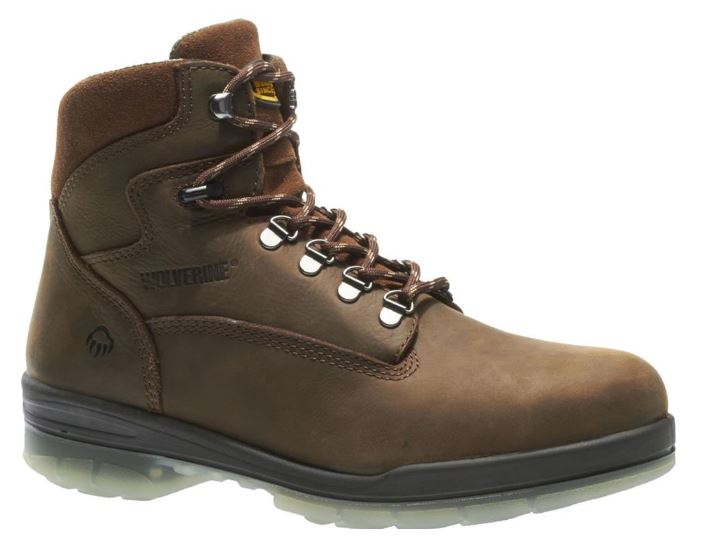 Waterproof Insulated 6-in Steel Toe Wolverine Mens Work Boots