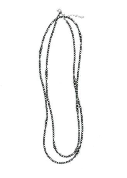 West and Co. 66 inch Faux Navajo Pearl Bead Necklace N1301