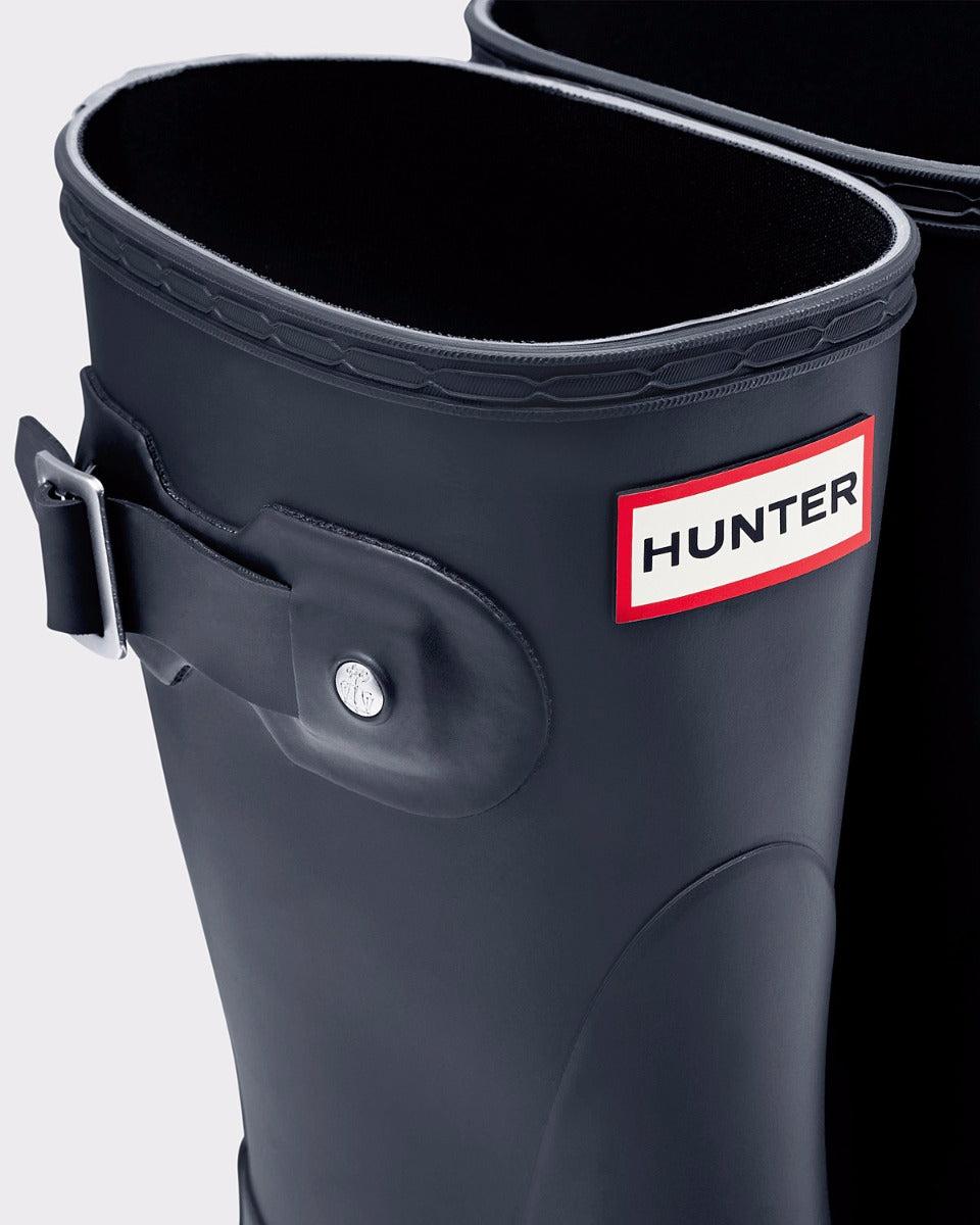 WFS1000RMA Navy Short Wellington Womens Originial Hunter Boots