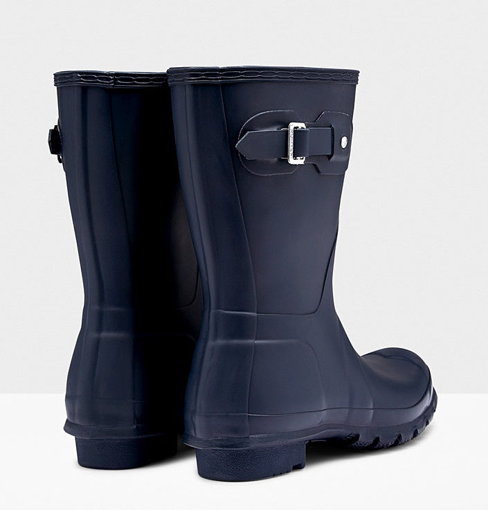 WFS1000RMA Navy Short Wellington Womens Originial Hunter Boots