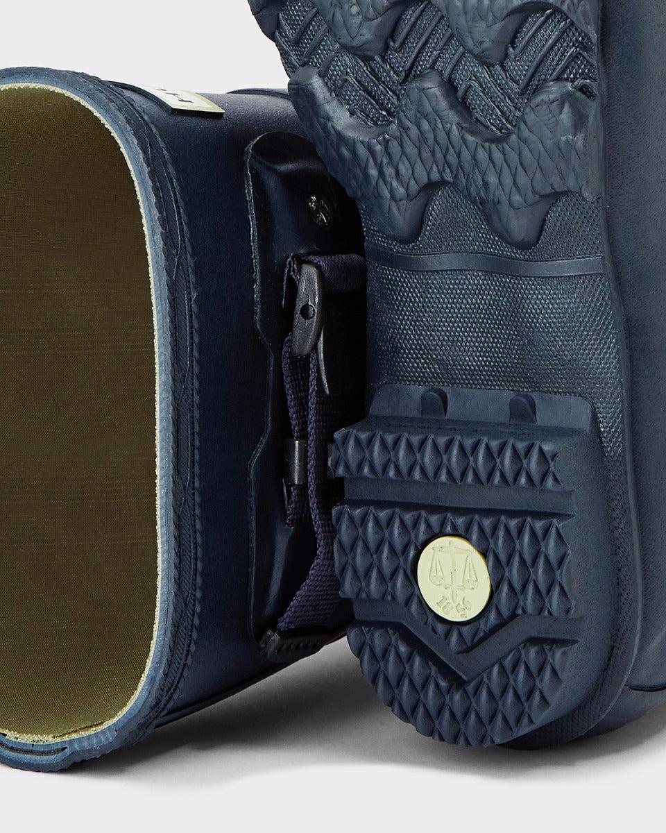 WFS1014RMI Navy Norris Field Short Hunter Womens Rain Boots