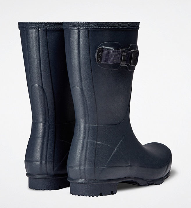 WFS1014RMI Navy Norris Field Short Hunter Womens Rain Boots