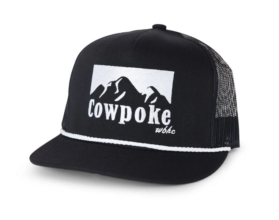 Whiskey Bent Black Cowboy Killer 2.0 Trucker Hat COWBOYKILLER2BK