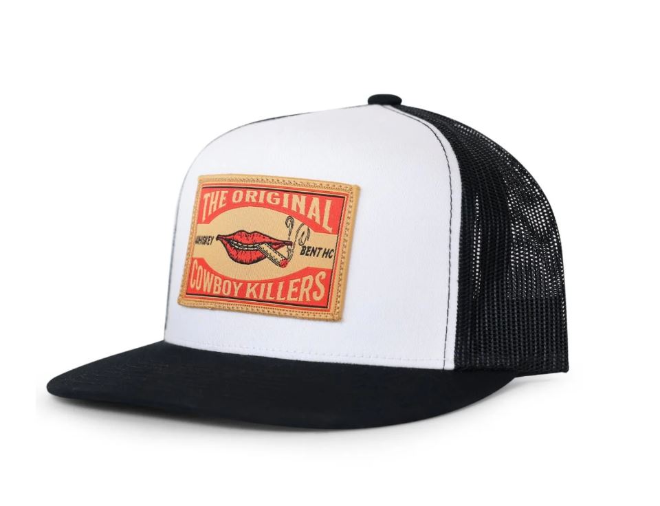 Whiskey Bent Black/White Cowboy Killer Hat MATCHBOX BLACK