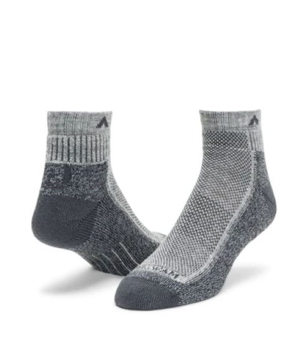 Wigwam Grey and Charcoal Cool Lite Hiker Quarter Socks F6066-931