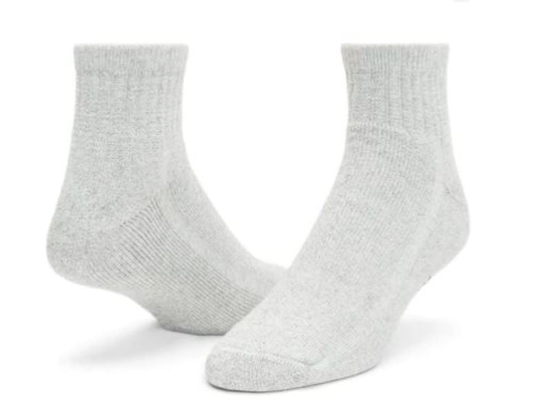 Wigwam Grey Super 60 Quarter 3 Pack of Socks S1168-072